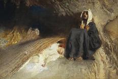 Christ in the Desert, 1895-Domenico Morelli-Giclee Print