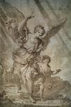 The Triumph of Bacchus, C.1642-1703 (Pen & Brown Ink and Wash over Red Chalk on Laid Paper)-Domenico the Elder Piola-Giclee Print