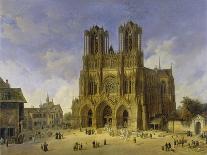 Reims Cathedral, 1833-Domenico Quaglio-Giclee Print
