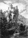 Schloss Prunn in Altmuhlthal, Print by Friedrich Wilhelm Bollinger, 1818 (Litho)-Domenico Quaglio-Giclee Print