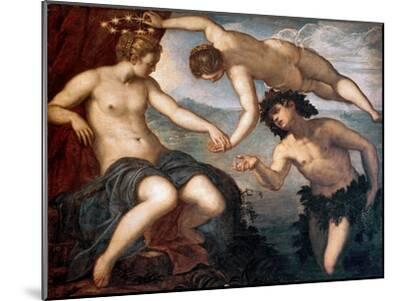 Bacchus, Venus and Ariadne, 1577-1580 (Painting) Giclee Print