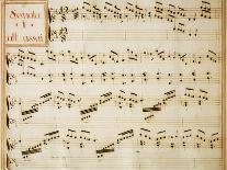 Music Sheet of Sonata No 1-Domenico Scarlatti-Giclee Print