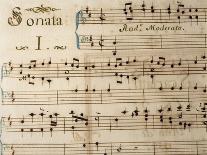 Collection of Sonatas for Harpsichord-Domenico Scarlatti-Giclee Print