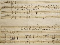 Music Sheet of Sonata No 1-Domenico Scarlatti-Giclee Print