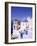 Domes and Bell Tower of Blue and White Christian Church, Oia, Santorini, Aegean Sea, Greece-Sergio Pitamitz-Framed Photographic Print