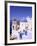 Domes and Bell Tower of Blue and White Christian Church, Oia, Santorini, Aegean Sea, Greece-Sergio Pitamitz-Framed Photographic Print