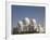 Domes and Minaret of the New Sheikh Zayed Bin Sultan Al Nahyan Mosque, Grand Mosque, Abu Dhabi-Martin Child-Framed Photographic Print