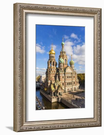 Domes of Church of the Saviour on Spilled Blood, Saint Petersburg, Russia-Gavin Hellier-Framed Photographic Print