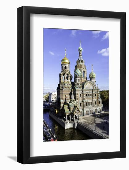 Domes of Church of the Saviour on Spilled Blood, St. Petersburg, Russia-Gavin Hellier-Framed Photographic Print