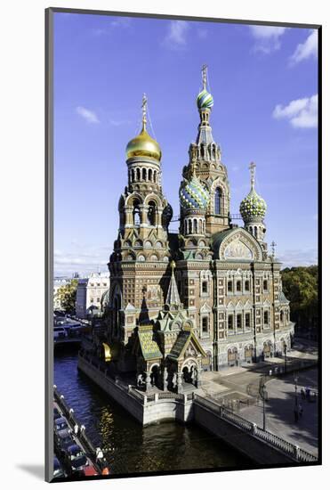 Domes of Church of the Saviour on Spilled Blood, St. Petersburg, Russia-Gavin Hellier-Mounted Photographic Print