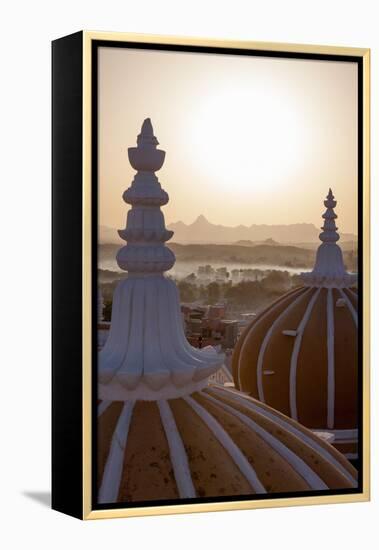 Domes of Deogarh Mahal Palace Hotel at Dawn, Deogarh, Rajasthan, India, Asia-Martin Child-Framed Premier Image Canvas