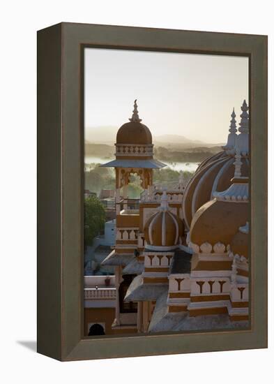 Domes of Deogarh Mahal Palace Hotel at Dawn, Deogarh, Rajasthan, India, Asia-Martin Child-Framed Premier Image Canvas