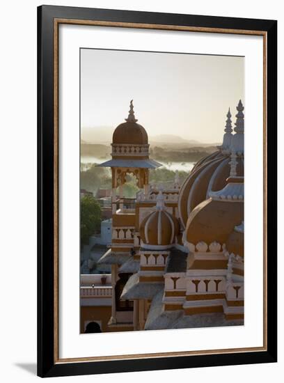 Domes of Deogarh Mahal Palace Hotel at Dawn, Deogarh, Rajasthan, India, Asia-Martin Child-Framed Photographic Print