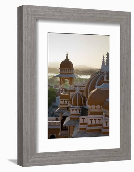 Domes of Deogarh Mahal Palace Hotel at Dawn, Deogarh, Rajasthan, India, Asia-Martin Child-Framed Photographic Print