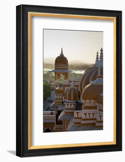 Domes of Deogarh Mahal Palace Hotel at Dawn, Deogarh, Rajasthan, India, Asia-Martin Child-Framed Photographic Print