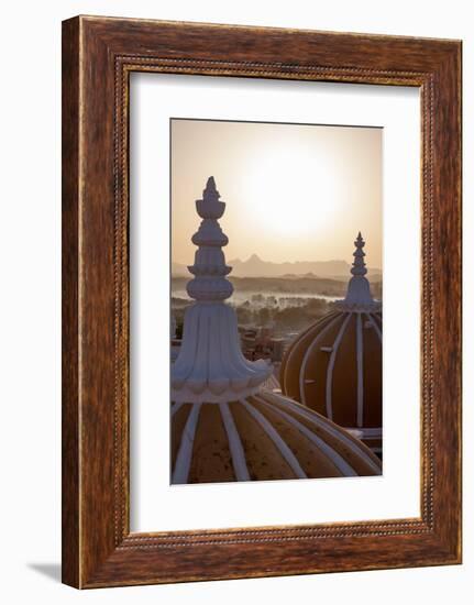 Domes of Deogarh Mahal Palace Hotel at Dawn, Deogarh, Rajasthan, India, Asia-Martin Child-Framed Photographic Print