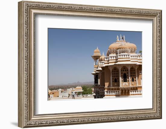 Domes of Deogarh Mahal Palace Hotel, Deogarh, Rajasthan, India, Asia-Martin Child-Framed Photographic Print