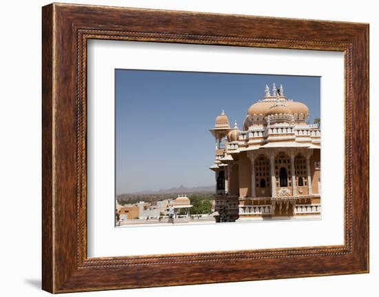 Domes of Deogarh Mahal Palace Hotel, Deogarh, Rajasthan, India, Asia-Martin Child-Framed Photographic Print