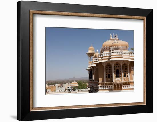 Domes of Deogarh Mahal Palace Hotel, Deogarh, Rajasthan, India, Asia-Martin Child-Framed Photographic Print