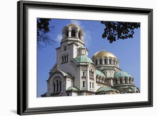 Domes of St Alexander Nevsky Cathedral, Sofia, Bulgaria-null-Framed Giclee Print
