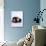 Domestic Cat, 1-Day Kittens Black-And-White and Ginger-Jane Burton-Photographic Print displayed on a wall