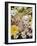 Domestic Cat, Two Cream Kittens Among Dasies and Feverfew-Jane Burton-Framed Photographic Print