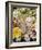 Domestic Cat, Two Cream Kittens Among Dasies and Feverfew-Jane Burton-Framed Photographic Print