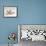 Domestic Cat, Two White Persian-Cross Kittens, One Odd-Eyed-Jane Burton-Framed Photographic Print displayed on a wall