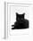 Domestic Cat, Young Black Male-Jane Burton-Framed Photographic Print