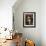 Domestic Cat, Young Tortoiseshell-And-White Among Cotoneaster Berries and Ground Elder Seedheads-Jane Burton-Framed Photographic Print displayed on a wall