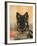 Domestic Dog, German Shepherd Alsatian Juvenile. 5 Months Old, with Rawhide Bone-Petra Wegner-Framed Photographic Print