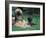 Domestic Dogs, Afghan Hound Lying on Grass with Puppy-Adriano Bacchella-Framed Photographic Print