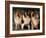 Domestic Dogs, Four Rough Collies Sitting Together-Adriano Bacchella-Framed Photographic Print