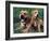 Domestic Dogs, Pit Bull Terrier with Puppy-Adriano Bacchella-Framed Photographic Print