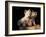 Domestic Dogs, Two West Highland Terrier / Westie Puppies Sitting Together-Adriano Bacchella-Framed Photographic Print