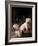 Domestic Dogs, Two West Highland Terriers / Westies, One Sitting on a Chair-Adriano Bacchella-Framed Photographic Print