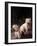 Domestic Dogs, Two West Highland Terriers / Westies, One Sitting on a Chair-Adriano Bacchella-Framed Photographic Print