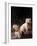 Domestic Dogs, Two West Highland Terriers / Westies, One Sitting on a Chair-Adriano Bacchella-Framed Photographic Print