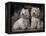 Domestic Dogs, Two West Highland Terriers / Westies Sitting Together-Adriano Bacchella-Framed Premier Image Canvas