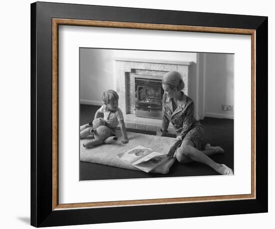 Domestic Fire Place Advertisment for the Ncb, 1967-Michael Walters-Framed Photographic Print