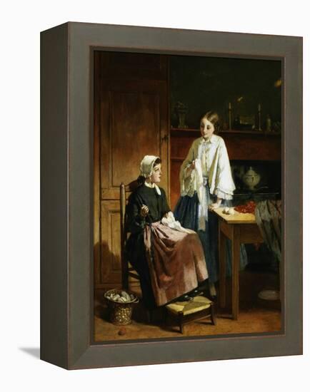 Domestic Instructions-Isidore Patrois-Framed Premier Image Canvas