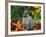 Domestic Netherland Dwarf Rabbit Amongst Vegetables, USA-Lynn M. Stone-Framed Photographic Print