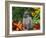 Domestic Netherland Dwarf Rabbit Amongst Vegetables, USA-Lynn M. Stone-Framed Photographic Print