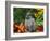 Domestic Netherland Dwarf Rabbit Amongst Vegetables, USA-Lynn M. Stone-Framed Photographic Print