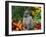 Domestic Netherland Dwarf Rabbit Amongst Vegetables, USA-Lynn M. Stone-Framed Photographic Print