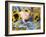 Domestic Piglet and Sunflowers, USA-Lynn M. Stone-Framed Photographic Print