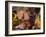 Domestic Piglets, Resting Amongst Vegetables, USA-Lynn M. Stone-Framed Photographic Print