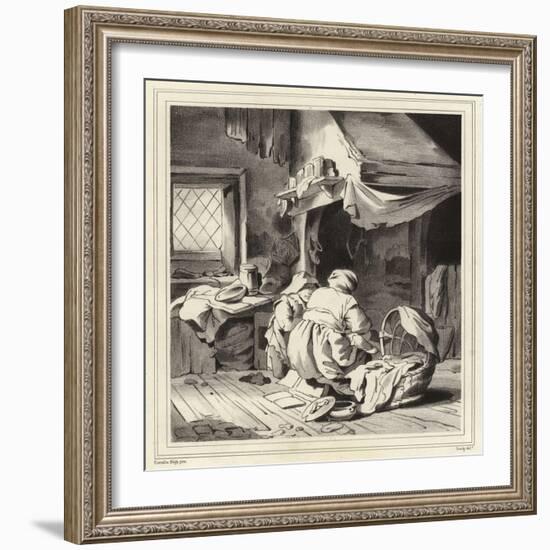 Domestic Scene-Cornelis Bega-Framed Giclee Print