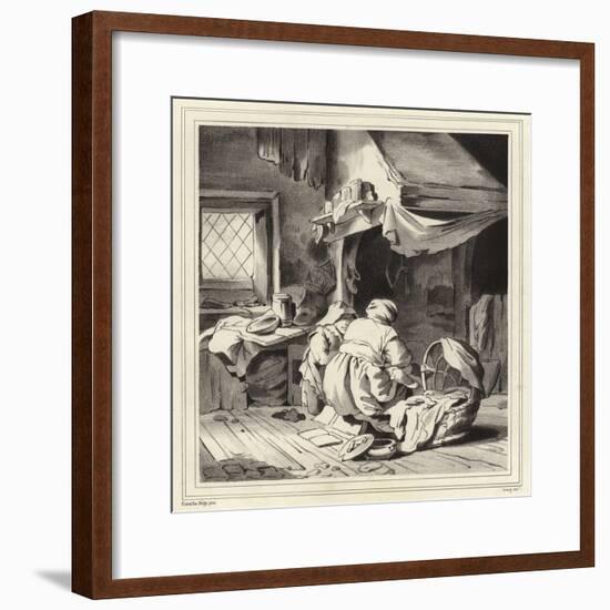 Domestic Scene-Cornelis Bega-Framed Giclee Print