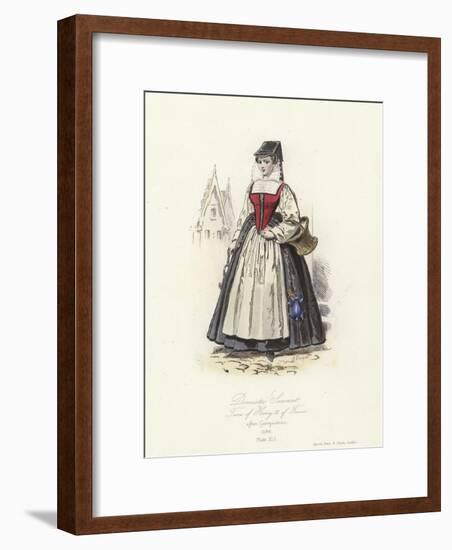 Domestic Servant of the Time of Henry III of France-null-Framed Giclee Print